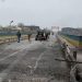 Circulație suspendată pe un pod din Ucraina, în apropierea frontierei cu Republica Moldova. Călătorii sunt îndemnați să evite regiunea Odesa