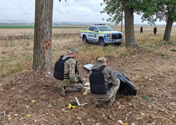 FOTO // Drona găsită în apropiere de Basarabeasca nu avea explozibili