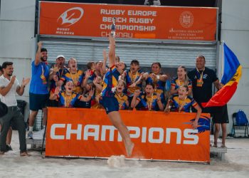 Naționala feminină a Moldovei a devenit campioană europeană la rugby pe plajă