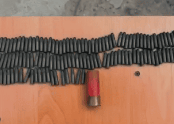 VIDEO // Arme și sute de cartușe deținute ilegal, depistate la patru bărbați din raionul Drochia