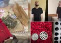 VIDEO // Reținuți chiar în timp ce plasau droguri în ascunzișuri: doi concubini au fost plasați în arest preventiv