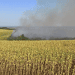 O dronă s-a prăbușit la marginea unui sat din Rîșcani. Patru focare de incendiu